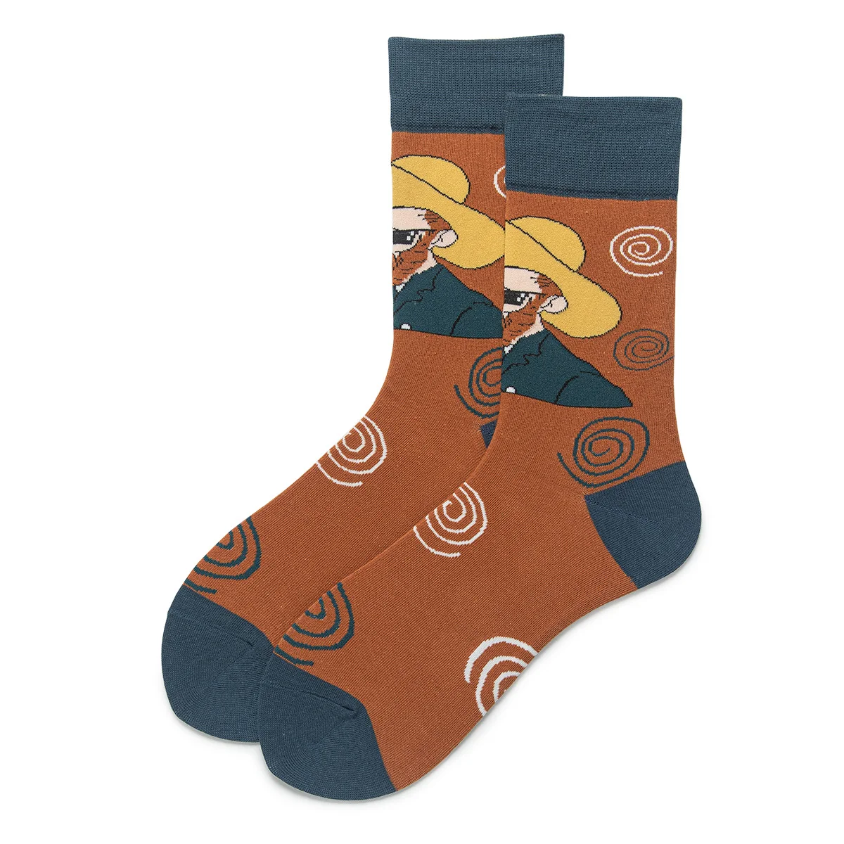 Title 1, Funny Face Fashion Street Couple Socks Men And ...