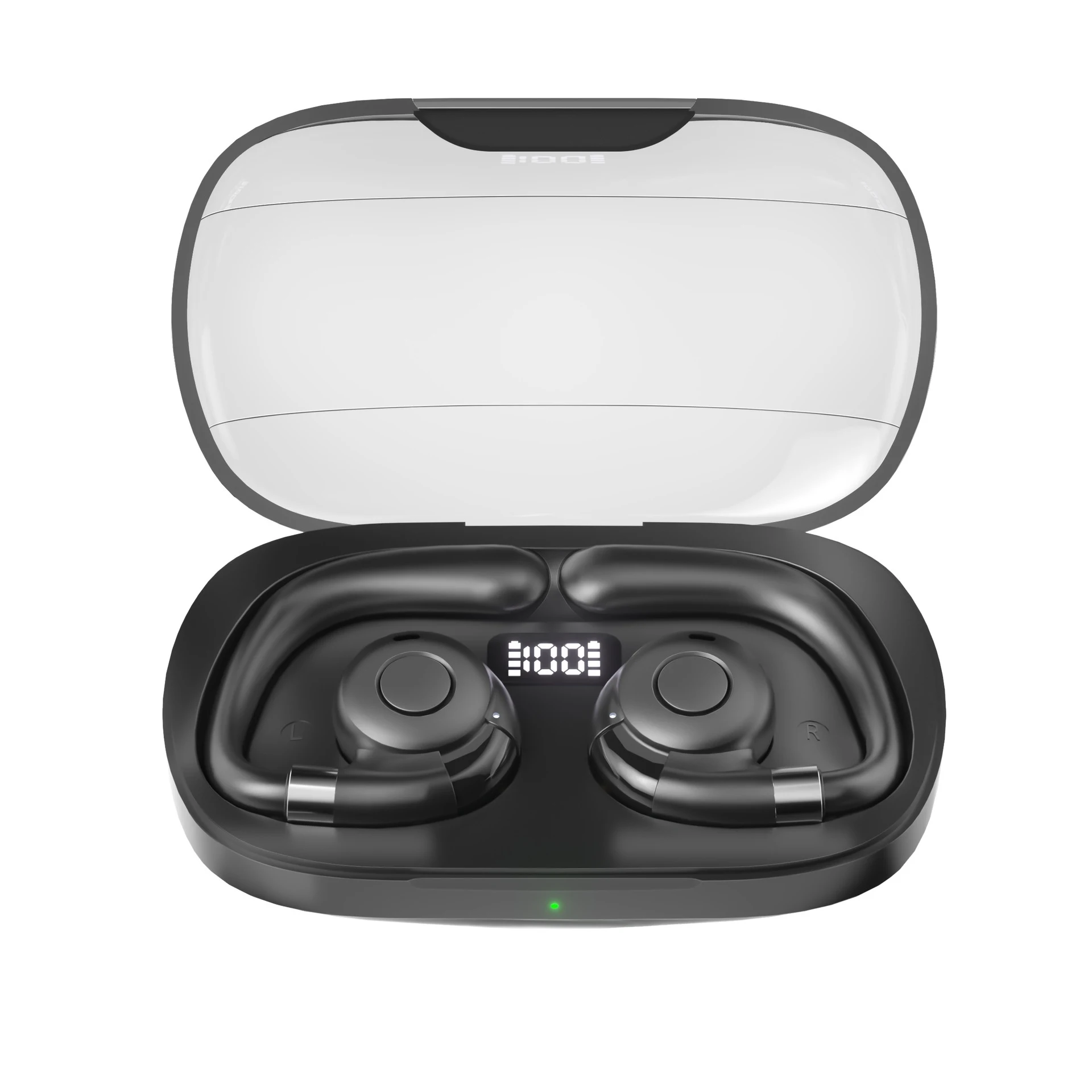 Title 4, Non-entry ear-mounted sports digital display no...