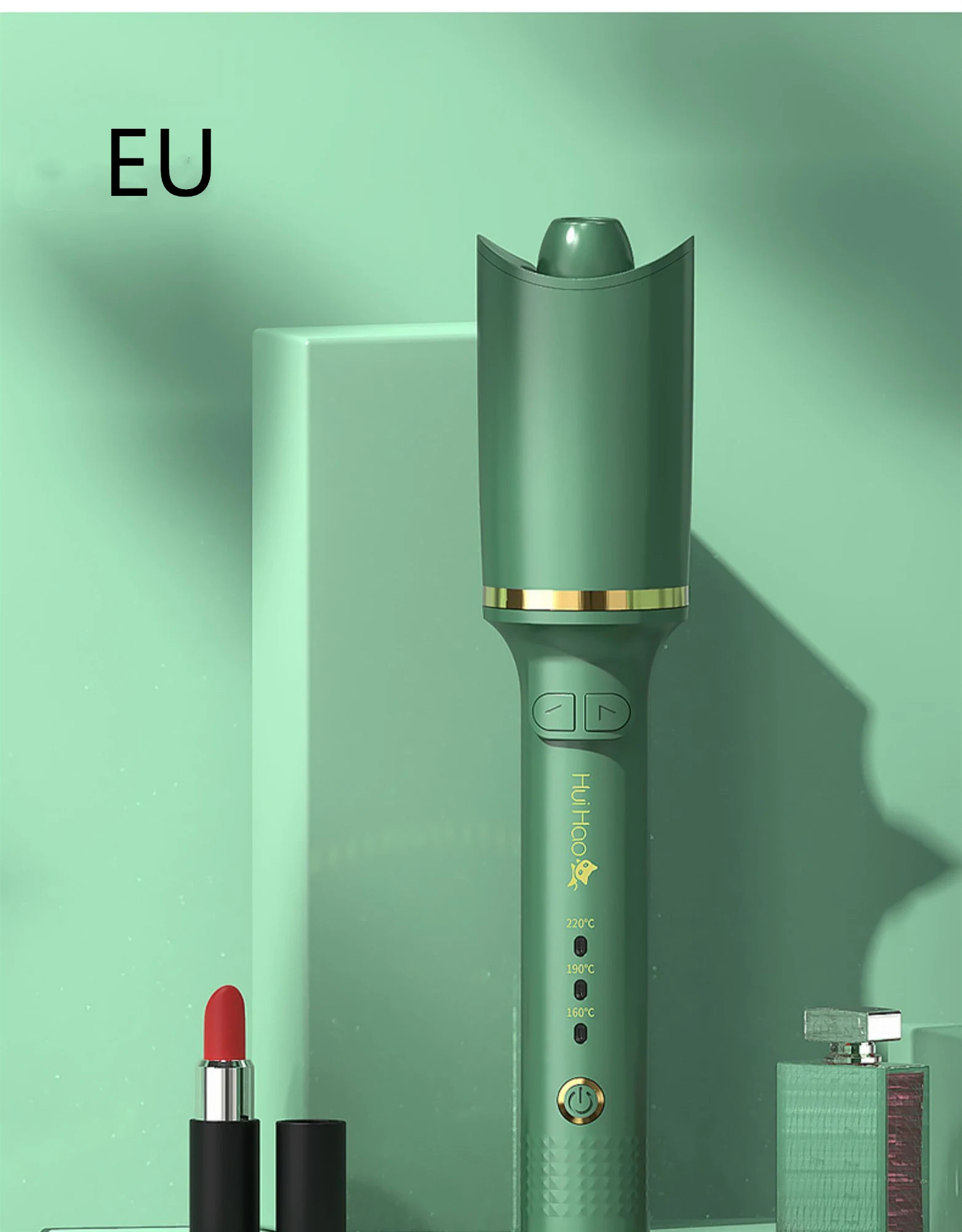 Rizador Eléctrico Giratorio Lazy God Perm para rizos perfectos. Ondulación automática, fácil de usar, resultados profesionales en minutos, ideal para todo tipo de cabello. — foto 8