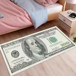 Dollar Carpet Creative Household Stain-resistant Foot Mat. Durable and ideal for high-traffic areas, protecting your flo — photo 2