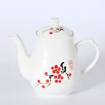 White porcelain cap pot