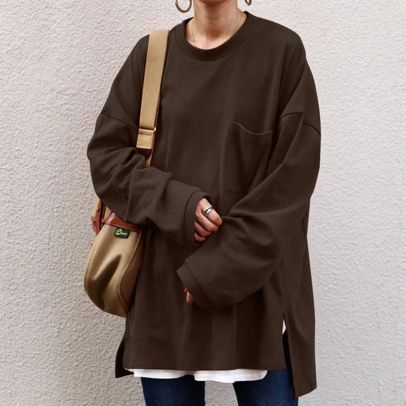 Title 3, Maglione da donna ampio con cappuccio pullover ...