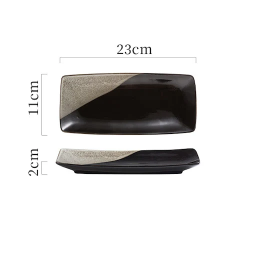 Title 5, Japanese Ceramic Plates Sushi Dish Tableware Tr...