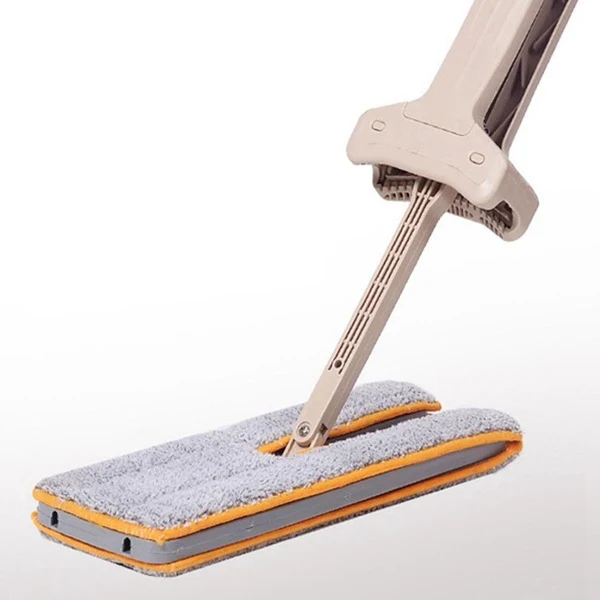 Flat Mop Cloth Cover Mop Head Replacement Double-Sided Hand-Washing Flat Mop Achieve sparkling clean floors with easy an — photo 2