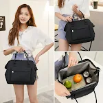 Bolsa Térmica Bento com Zíper Tecido Oxford Grande Capacidade Perfeita para Refeições Frescas e Organizadas, Ideal para Levar. — foto 11