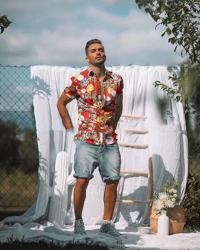 Title 4, Summer New Mens Casual Fashion Hawaiian Short ...