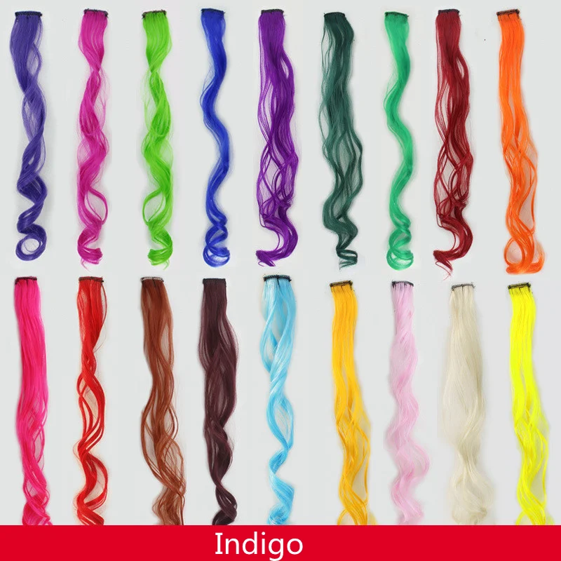Mecha Tingida com Orelha Pendurada, Peruca com Mechas Degradê, Aplique Capilar sem Costura, cor e estilo fáceis, realce. — foto 21