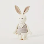 Cacaokonijn Sjaal Pop Knuffel voor Kinderen. Zacht en schattig, perfect om te knuffelen en mee te spelen, een ideaal cadeau voor de kleintjes. — foto 2