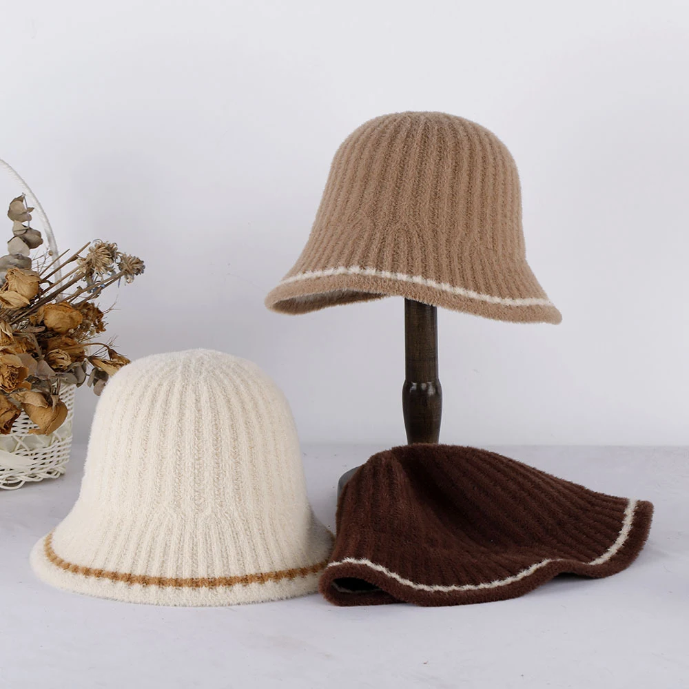 Title 4, Warm Thickened Assorted Colors Woolen Knitted Hat