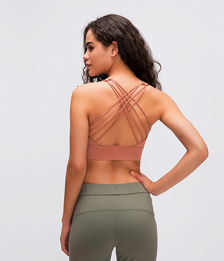 Title 15, Fitness beauty back yoga bra, designed for comf...