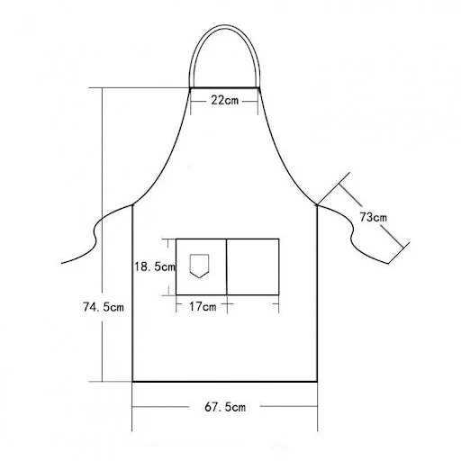 Title 6, Canvas Apron Fashion Work Clothes Durable prote...