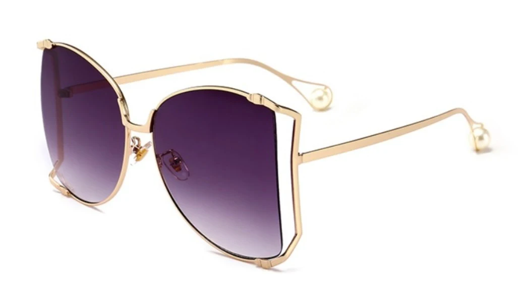 Title 6, Square Sunglasses Women Metal Frame Fashion