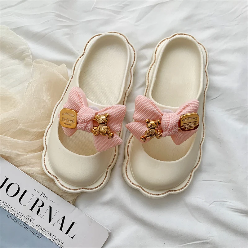 Title 6, Thick Bottom Baotou Beach Anti skid Sandals for...