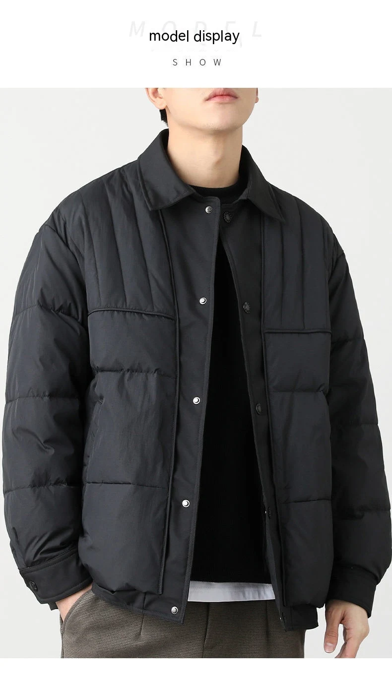 Lightweight Down Jacket Men's Casual All-matching Men's Clothing Warm and Comfortable Coat Perfect for Everyday Wear and — photo 11