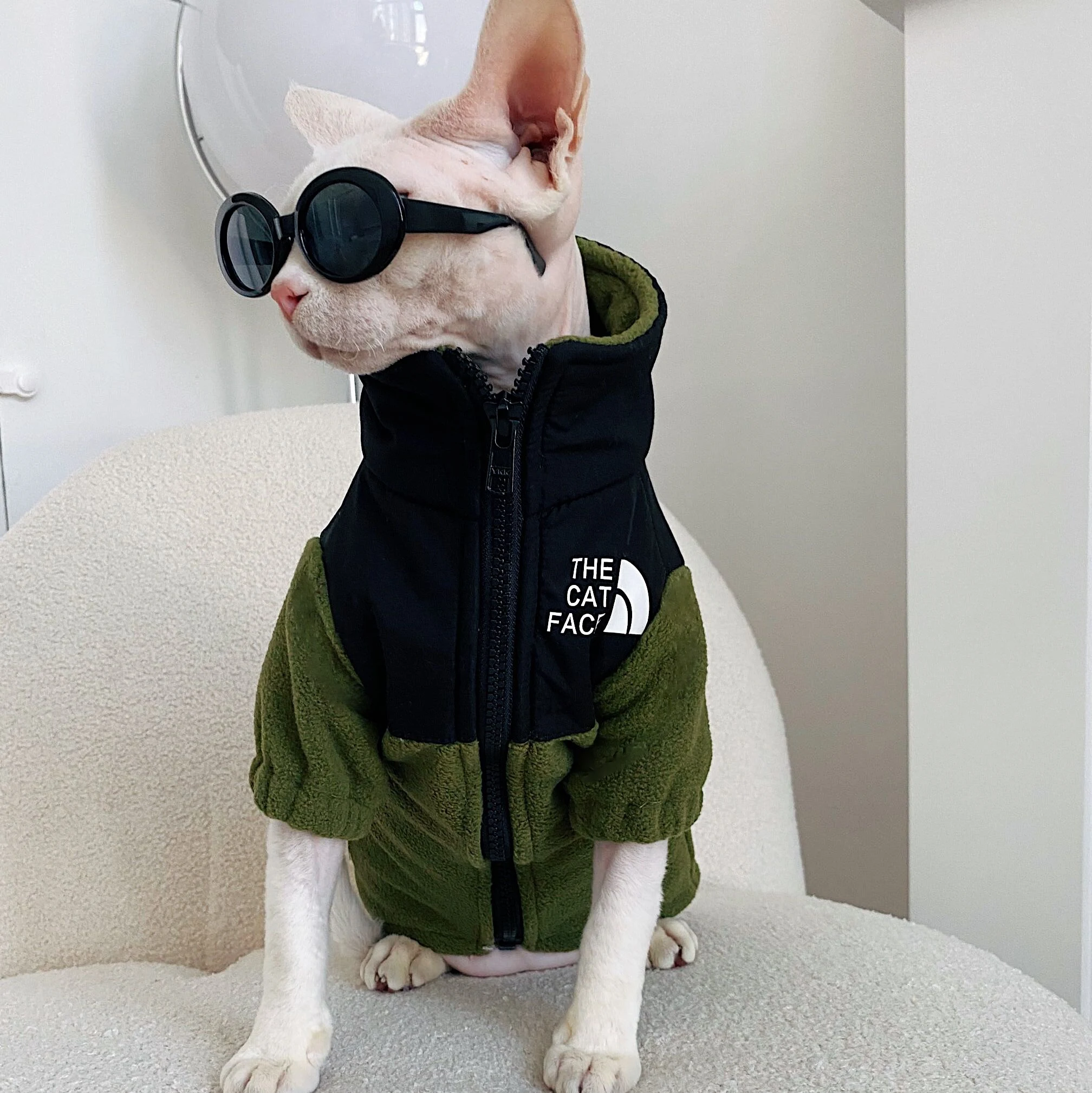 Ropa Cálida para Gatos Sin Pelo Abrígate a tu Felino con Prendas Cómodas y Abrigadas. Mantén a tu Gato Sphynx Caliente y Feliz. — foto 13