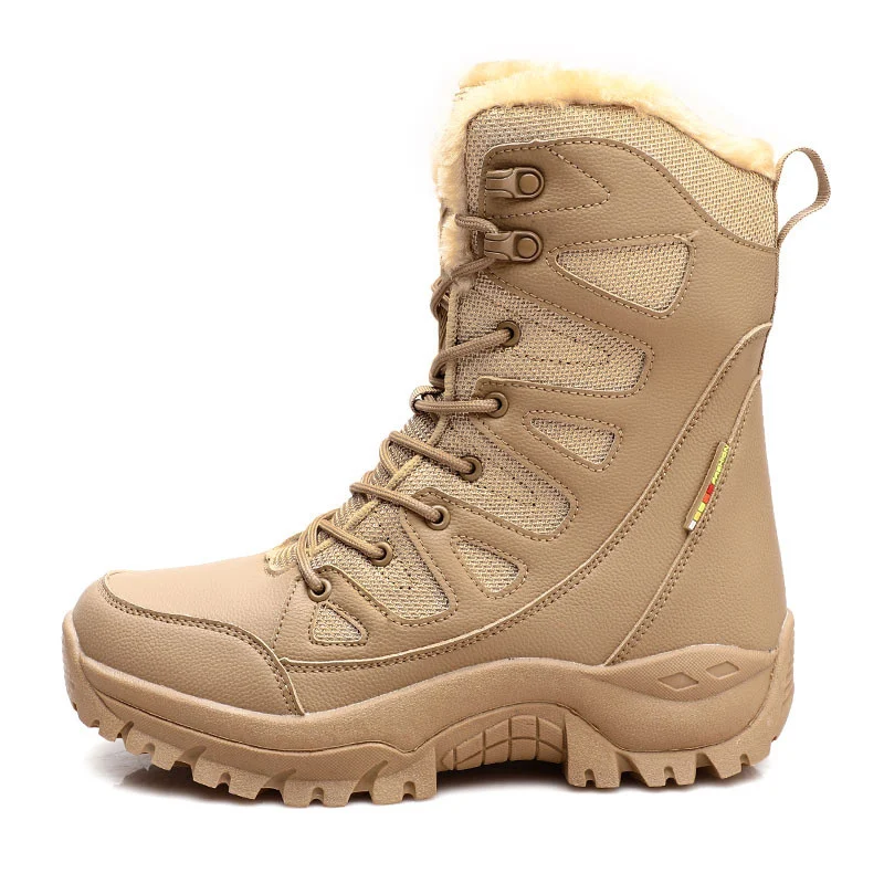 High-top cotton shoes for lovers, warm in winter, velvet-lined and thickened for extra comfort and warmth. — photo 9