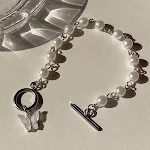 Colar Simples de Pérolas Dupla Camada com Design de Nicho e Personalidade Única. Adicione um toque especial ao seu visual com este colar elegante. — foto 8