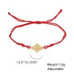 Pulseira com padrão de círculo concêntrico e quadrado, corte de moda. Design elegante e moderno, ideal para complementar qualquer look, adicionando um toque de sofisticação. — foto 9