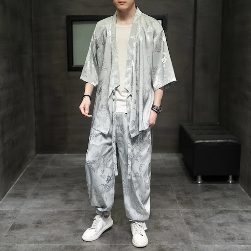 Title 1, Terno de estilo chinês Hanfu Mens Brand Retro ...