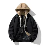 Jaqueta com capuz e uniforme de beisebol de outono, perfeita para homens. Confortável, quente e ideal para treinos e uso diário em climas mais frios. — foto 13