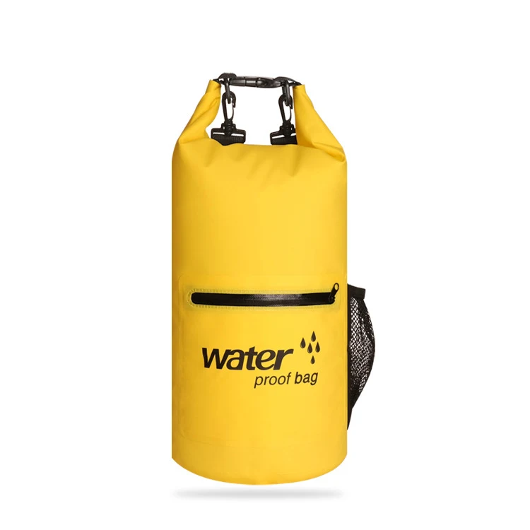 Title 3, Waterproof Swimming PVC Clip Mesh Cloth Bag. Pr...