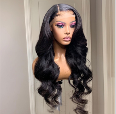 Peruca Front Lace Cabelo Cacheado Ondulado Grande, visual natural e volumoso. Cachos definidos e estilo elegante e moderno para você. — foto 17