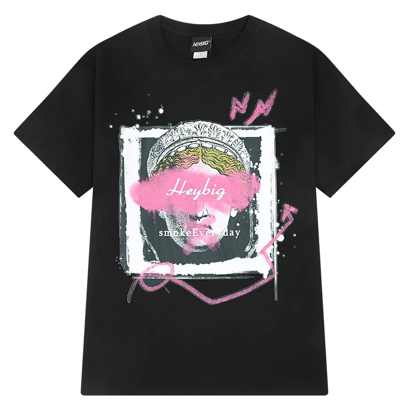 New Hip-hop Street Fried Short Sleeves for ultimate summer style. Experience comfort, freedom, and a fresh urban look wi — photo 5