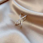 Anel de design floral de nicho personalizado de moda sul-coreana. Expresse seu estilo único com este acessório elegante e original. Presente perfeito. — foto 50