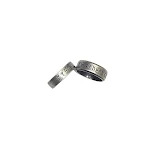 Anillo de hombre con inscripción antigua tallada y pulida, personalidad única, regalo perfecto. Joyería masculina. — foto 4