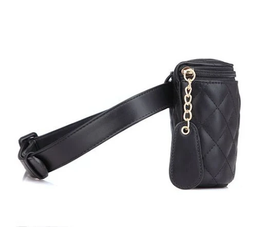 Title 4, Mini Simple Rhombohedral Chain Belt Bag