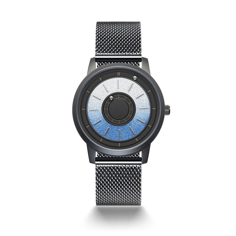 Relógio Magnético Masculino Quartzo Original Pulseira Aço Inoxidável 40mm. Design moderno, fecho magnético e precisão no seu pulso. — foto 17