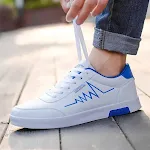 Sapatos casuais The Southern Fox N39 para jovens e homens, atacado, com cadarço, moda e conforto para uso diário. — foto 5