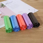 Flat Mouth Household Garbage Bag Portable Disposable Drawstring Garbage Bag 100pcs Convenient and Easy to Use for Everyd — photo 6