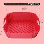Food Grade Air Fryer Silicone Baking Tray Non-stick, Reusable and Heat Resistant for Healthy Cooking. Easy cleanup and p — photo 5