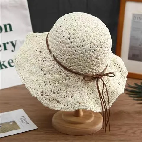 Title 6, Fashionable Handmade Crochet Straw Hat