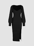 Damesmode bretels jurk tweedelige set voor een stijlvolle look. Comfortabele outfit voor dames. Perfect voor dagelijks gebruik en speciale gelegenheden. — foto 5