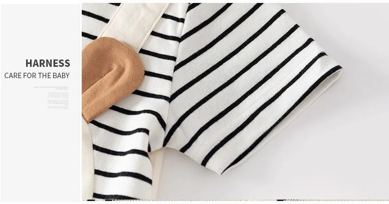 Title 6, Summer Short-sleeve Baby Jumpsuit