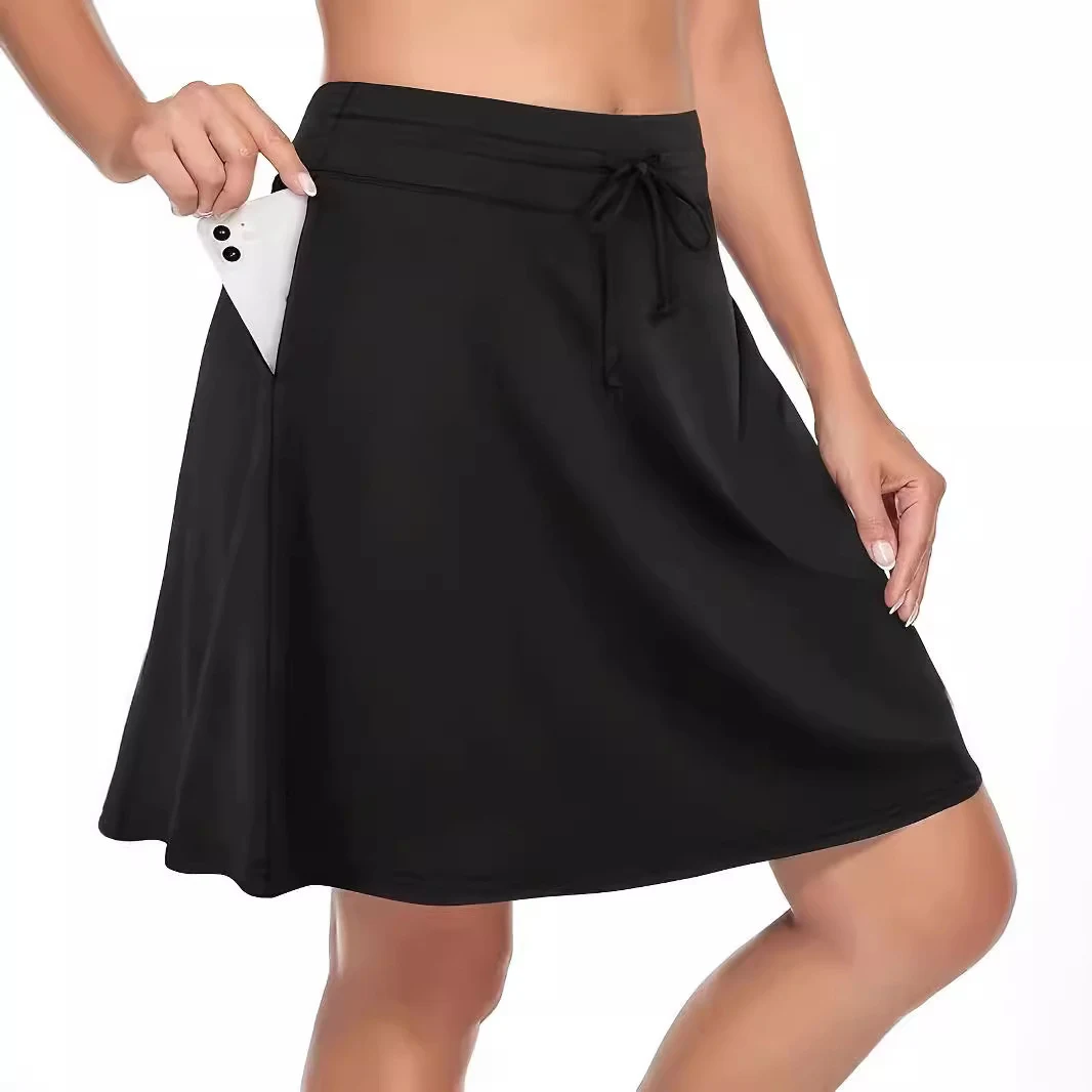Shorts Femininos Impressos com Bolsos Duas Peças Falsas Conforto e Estilo para o Verão Roupa Feminina — foto 1