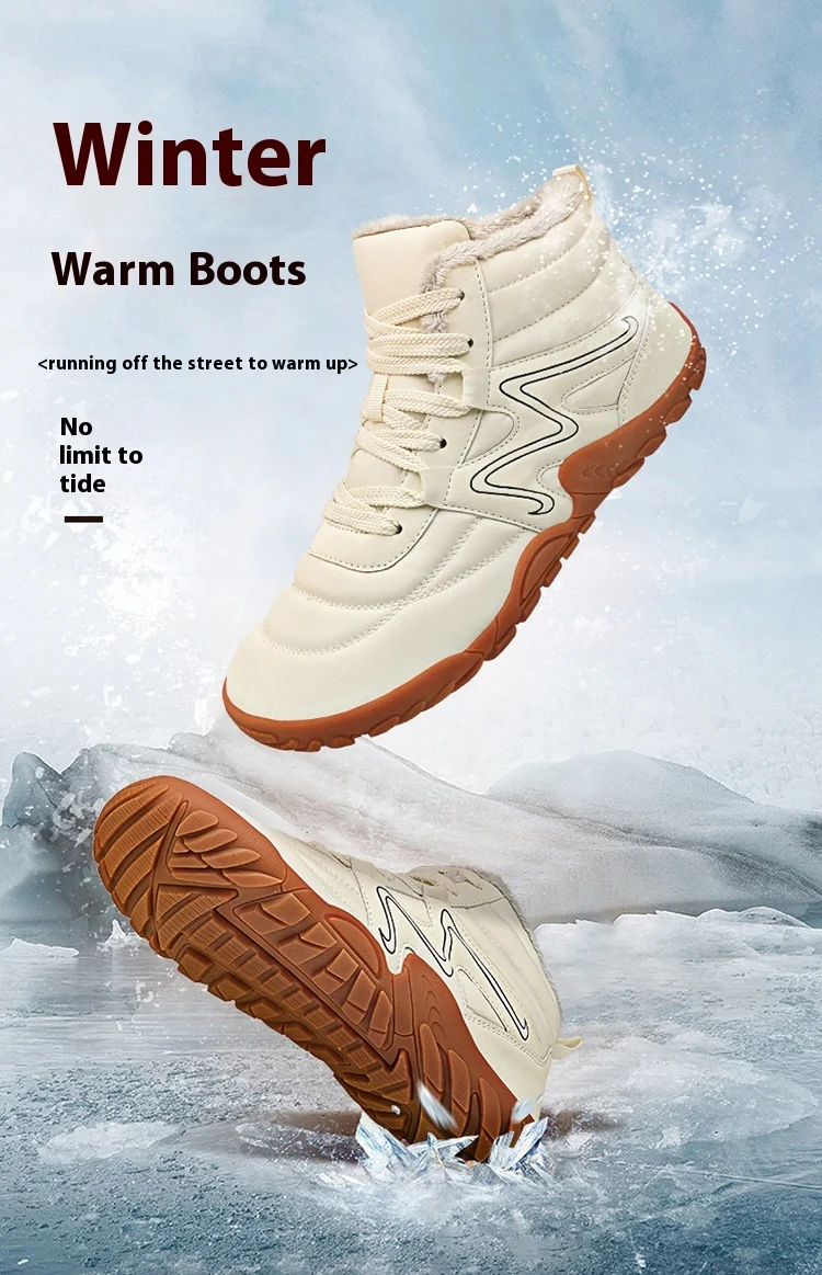Title 2, Mens Winter Warm and Plush Snow Boots provide ...