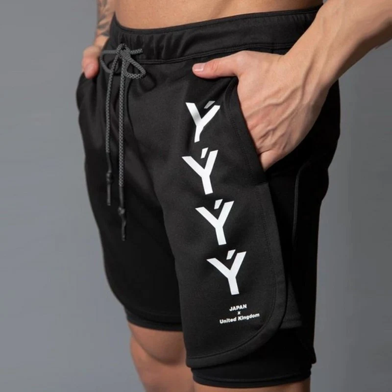 Shorts de doble capa de secado rápido para hombre. Ideales para deportes y actividades al aire libre. Transpirables y cómodos, perfectos para el verano. — foto 3