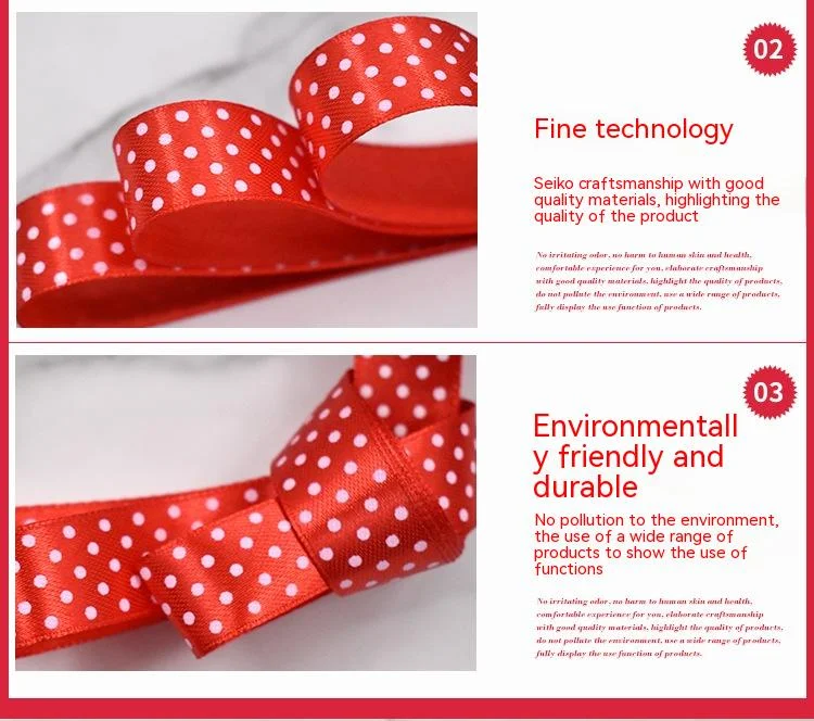 Handmade Bow Polka Dot Ribbon Elevate Gifts and Decorations with this Charming Accessory Perfect for Crafting and Creati — photo 15