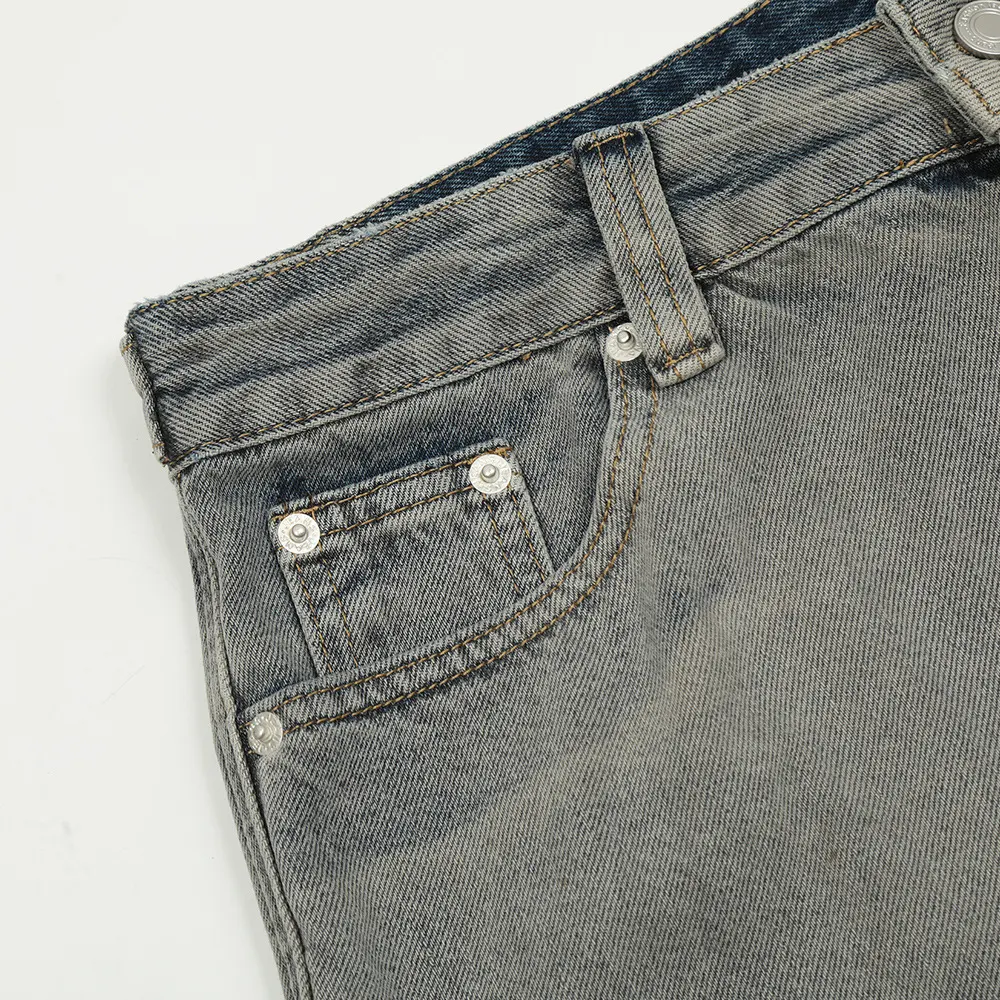 Men's Retro Loose Multi-pocket Wide-leg Trousers. Comfortable and stylish for everyday wear with ample storage and a rel — photo 23