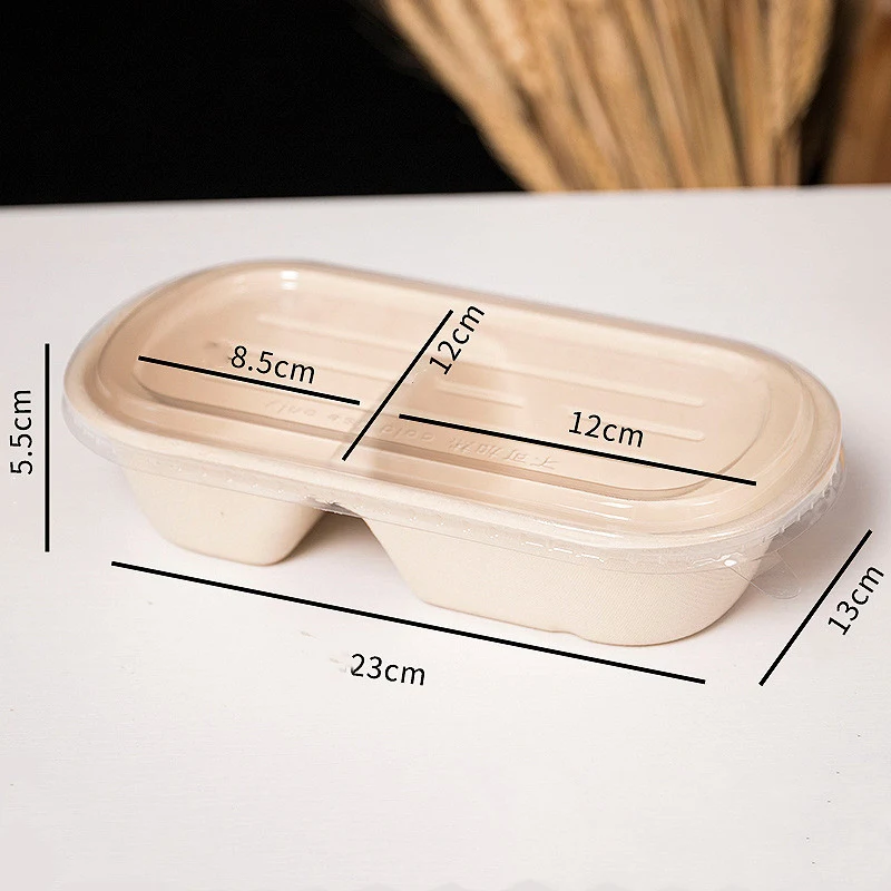 Title 4, Two Grid Bento Cake Roll Packaging Box. Securel...