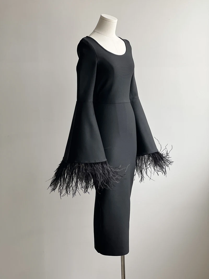 Title 10, Womens Clothing Fashion Flared Sleeves Dress H...