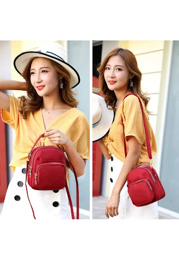 Title 7, Bolsa Mensageiro de Nylon Impermeável Feminina ...