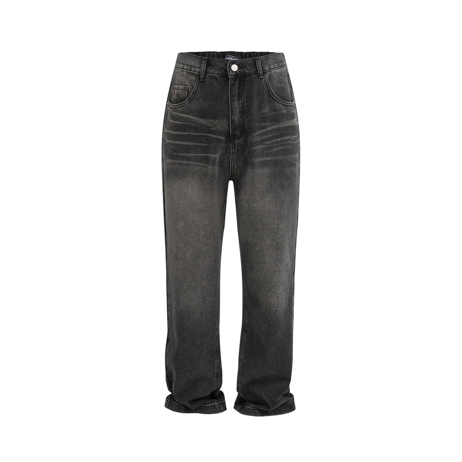 Retro heren casual rechte broek, overal mee te combineren. Comfort en klassieke stijl voor een veelzijdige en tijdloze look. Perfect voor dagelijks gebruik. — foto 10