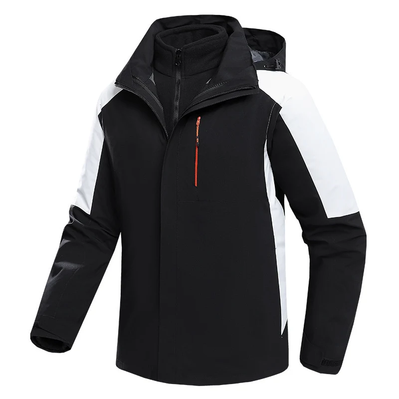 Detachable Thickened Warm Casual Jacket Winter Comfort & Warmth Removable Hood Perfect for Cold Climates Versatile Outer — photo 4