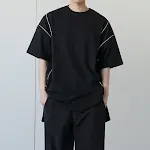 Camiseta refletiva de manga curta solta para visibilidade e segurança. Ideal para corrida, ciclismo e atividades noturnas. — foto 3