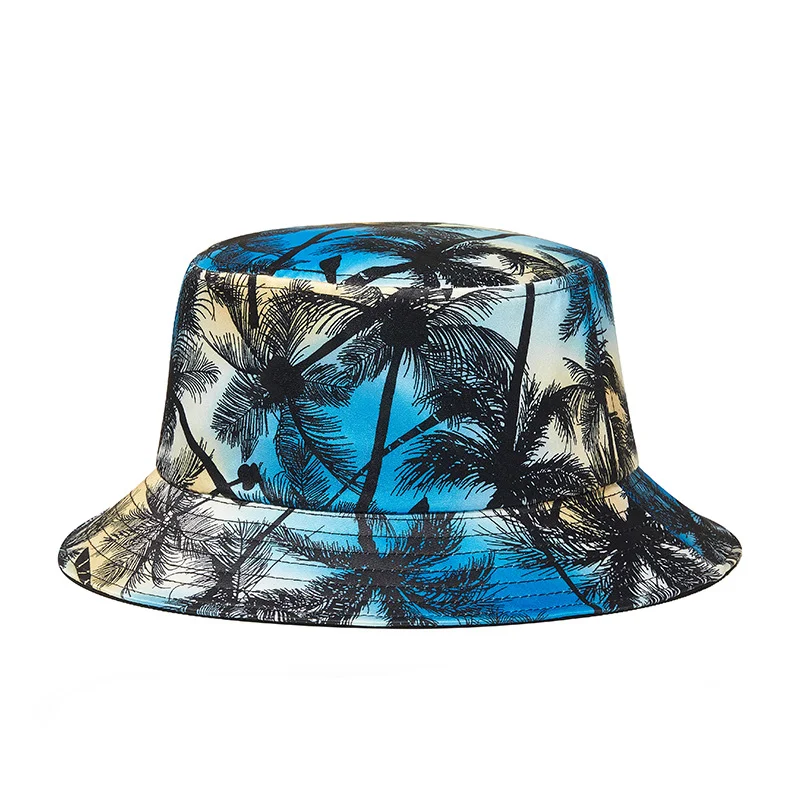 Title 3, Coconut landscape print sunbath hat