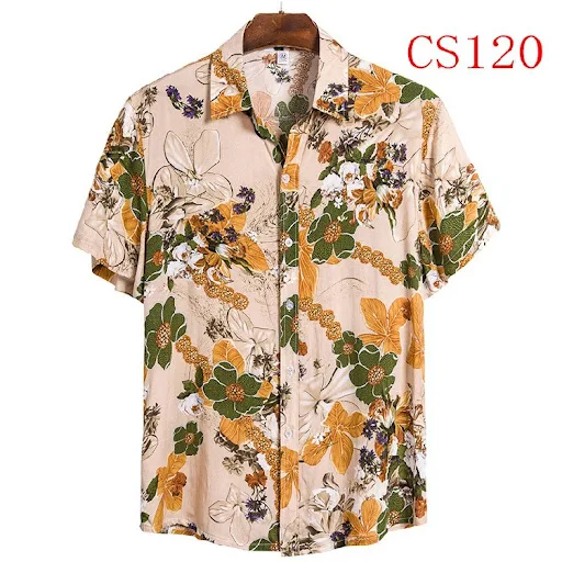 Title 9, Mens casual printed shirt